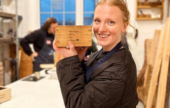 Join the Rivershop for a hands-on carpentry course where you will assemble and finish a beautifully crafted trinket box using premium English hardwood