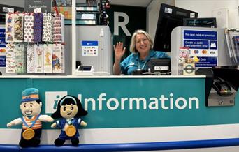 Join the DLR summer treasure hunt with mascots DLR Dave and Doris!