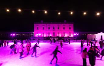 A magical open-air ice rink in the heart of Greenwich's UNESCO World Heritage Site