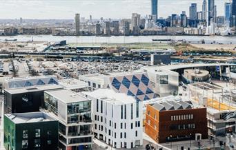 Discover the extraordinary architecture of Design District and Greenwich Peninsula