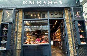 Swing by the Embassy London store in Greenwich Market for an afternoon of live music, discounts, treats and the chance to win a pair of exquisite, han