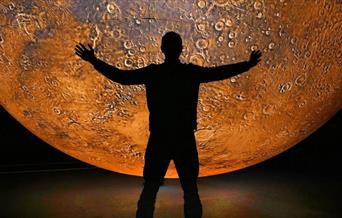 A closing evening of Mars for a one-off event featuring artist Luke Jerram and London’s leading Mars experts