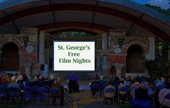 Saturday Night Open Air Films at St George's - one film during each Summer month