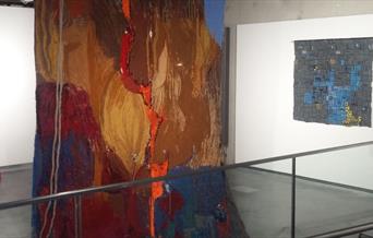 Fragments Folds and Frays exhibition at Stephen Lawrence Gallery