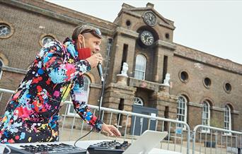 General Gordon Square will be festooned with colour, with lively free entertainment and activities for children on Fridays.