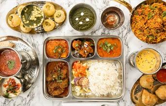 Hullabaloo serves a wide range of vegetarian and vegan dishes.