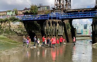 Family River Fishing & Easter Egg Race