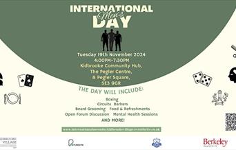 Calling all men: friends, partners, brothers, fathers, uncles, godfathers and granddads.......this event is for you!