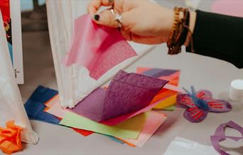 Join artist Pragya Kumar for a fun, family-friendly workshop to craft your own eco-friendly lantern