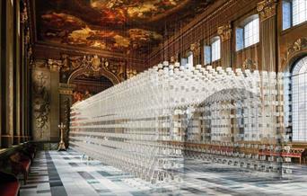 Turkish designer and artist Melek Zeynep Bulut presents ‘Duo’ for London Design Festival 2024, a suspended installation in the Painted Hall exploring