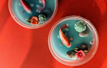 Experience a one of a kind workshop, creating your own Koi Fish Pond, intricately made from coconut jelly, in time for the Lunar New Year celebrations