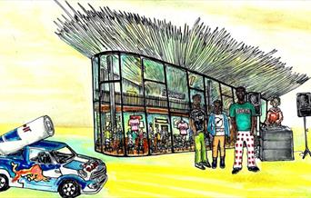 Sludge Magazine in conversation with Art of Football and Offside Outlet bring speed networking to NOW Gallery, Greenwich Peninsula