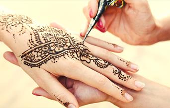 Learn how Turkish henna is mixed and used, and making your own designs. You’ll even leave with a beautiful henna temporary tattoo!