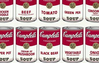 Design your own four iconic cans of soup, just like Any Warhol’s most famous painting