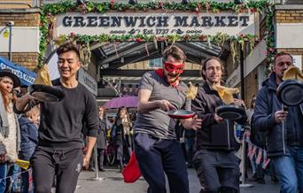 Make your way to Greenwich Market for some flippin’ good pancake races!