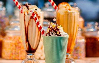 Visit the NEW Shake Bar and sample delicious maritime-themed ice creams and shakes