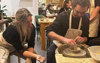 In this session, learn how to work with clay and the basics of hand-building and throwing on the wheel