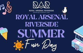 Come along to the Royal Arsenal Riverside Summer Fun Day for an afternoon of fun in the sun!