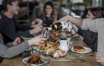 Enjoy a feast fit for a Queen at Enderby House