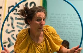 See Saw is a participatory sensory circus experience by, with, and for young people with complex needs and their adults