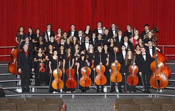 Live performance by young musicians from Deerfield High School and Barrington Youth Orchestras from Illinois, USA