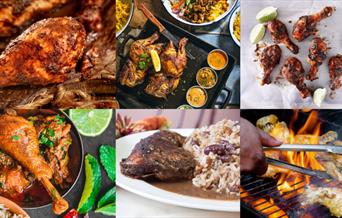 A delicious Jerk food festival with comedy, live music, DJs, family activities, vintage cars and more!