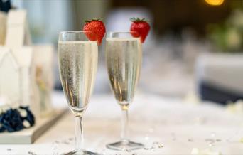 This Valentine's, enjoy a romantic afternoon tea, served with love fancies, romantic cakes and a glass of chilled Prosecco