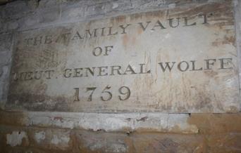 Wolfe's Family Vault in the Crypt of St Alfege Church