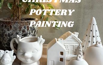 Get into the festive cheer and paint something Christmassy at the Pottery Studio LDN