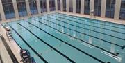 Image of the pool area at the Woolwich Waves Leisure Centre in Woolwich
