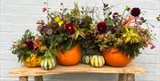 Celebrate the spirit of autumn with our unique Pumpkin Floral Arrangement Workshop in London