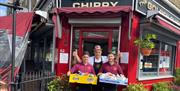 The Golden Chippy Team serves the best Fish & Chips in the city