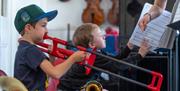 A fantastic opportunity to learn an instrument in supportive small groups following a tailored curriculum