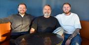 Dad Mark, and Sons Oli and Toby, are always on hand at Sky Bar, Eltham