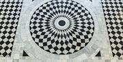 The Great Hall floor at the Queen's House, Royal Museums Greenwich
