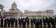 Trafalgar Day Parade with London Area Sea Cadets