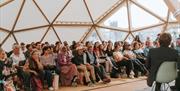 Be inspired by talks and speaker sessions