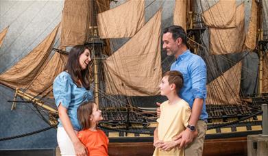 Steer a ship, fire a cannon and explore life at sea in this interactive gallery for children aged 6-12