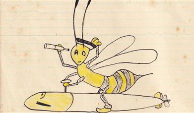 This display in the Painted Hall presents documents and artefacts belonging to two of the thousands of Wrens who completed their training at the Royal