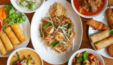 The Thai Garden Cafe serves freshly prepared thai food for dine-in, takeaway, markets, events and dinner parties.