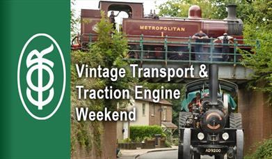 Epping Ongar Railway Vintage Transport Weekend with steam trains and traction engines.