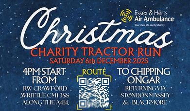 Ongar Christmas Charity Tractor Run, 76th December 2025