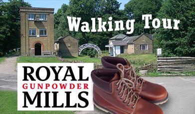 Guided walking tours of the Royal Gunpowder Mills, Waltham Abbey.