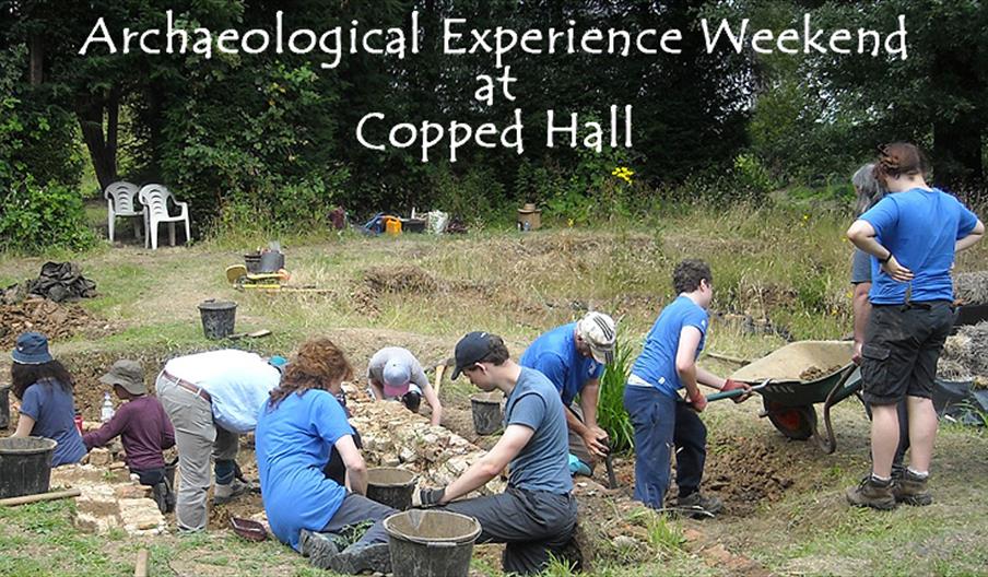 The Copped Hall Trust Archaeological Project beginners weekend course at Copped Hall in 2018