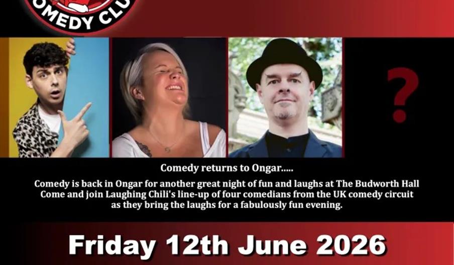 Laughing Chili Comedy Club at the Budworth Hall