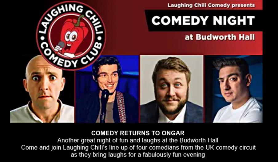 Laughing Chili Comedy Club at the Budworth Hall