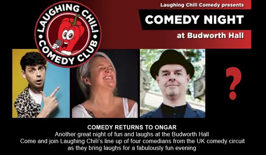 Laughing Chili Comedy Club at the Budworth Hall