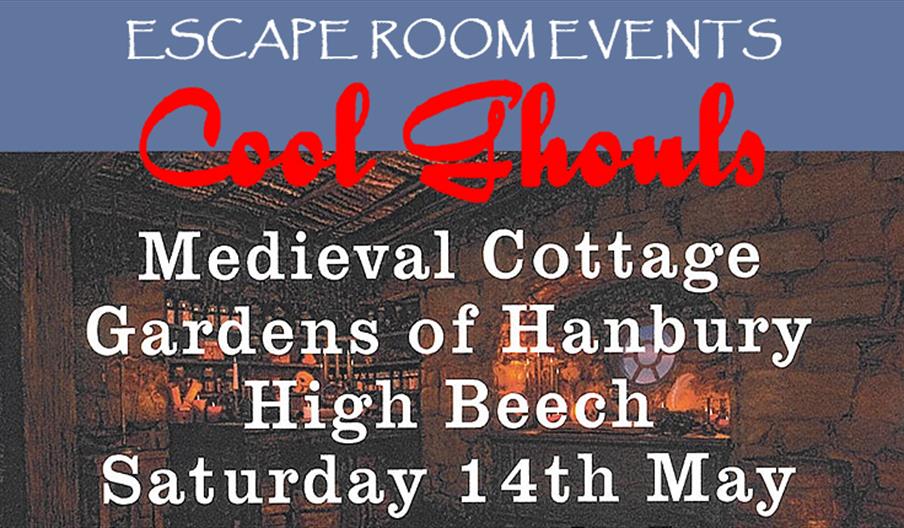 Cool Ghouls Medieval Cottage escape room event 14th May