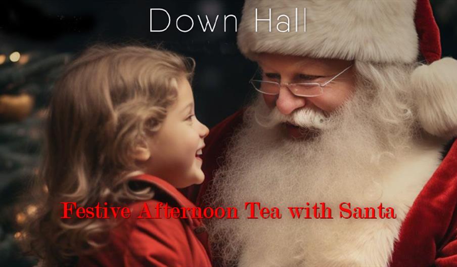 Meet Santa at a Festive Tea at Down Hall.