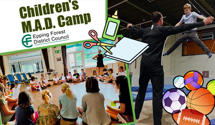 Half Term Activities, February 2023 - MAD Camp by Epping Forest District in Debden.